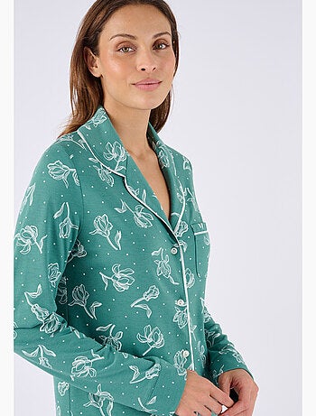 Chemise de nuit boutonnée Thermolactyl - Damart