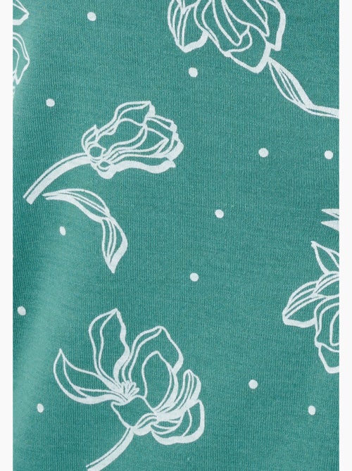 Chemise de nuit boutonnée Thermolactyl - Damart - Kiabi