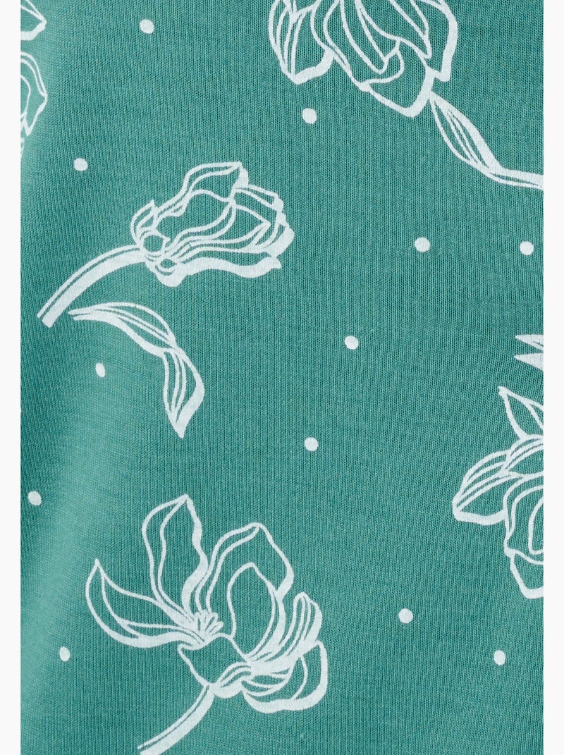 Chemise de nuit boutonnée Thermolactyl - Damart Vert - Kiabi
