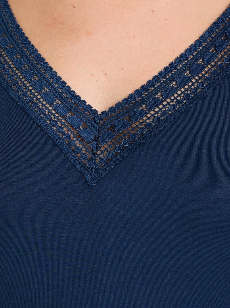 Chemise de nuit Camille - RougeGorge Lingerie Bleu marine - Kiabi