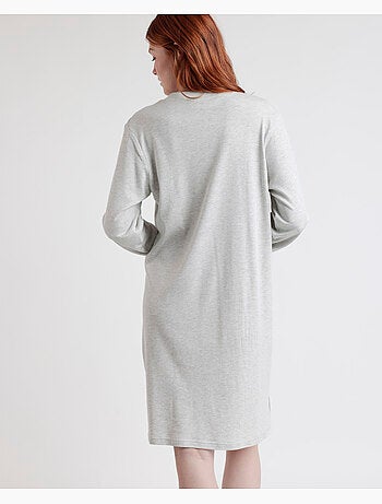Chemise de nuit classique d'hiver à manches longues pour femme ADMAS CLASSIC