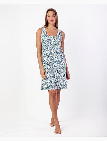 Chemise de nuit classique sans manches en cachemire pour femme ADMAS CLASSIC