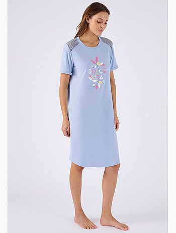 Chemise de nuit Climatyl dentelle - Damart