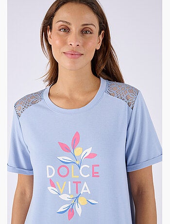 Chemise de nuit Climatyl dentelle - Damart