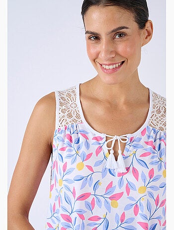 Chemise de nuit Climatyl dentelle - Damart