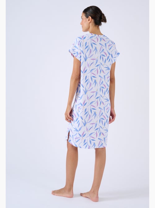 Chemise de nuit Climatyl en maille jersey - Damart - Kiabi