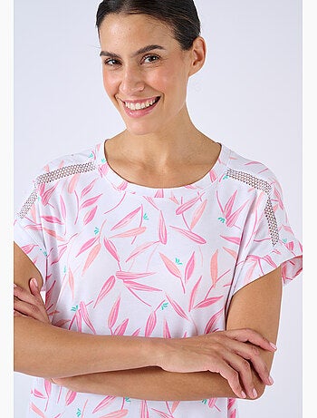 Chemise de nuit climatyl en maille jersey - damart