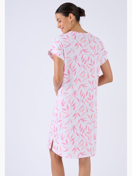 Chemise de nuit Climatyl en maille jersey - Damart - Kiabi