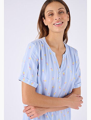 Chemise de nuit Climatyl en pure viscose - Damart