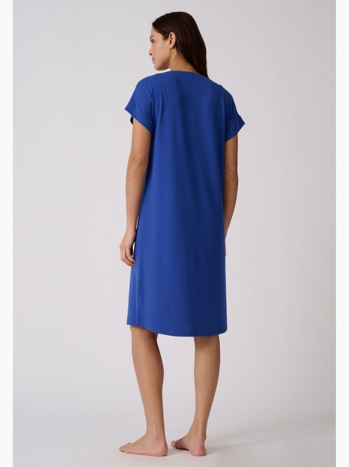 Chemise de nuit climayl en maille jersey - damart - Kiabi