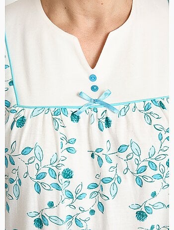 Chemise de nuit confort mi longue imprimée - Afibel