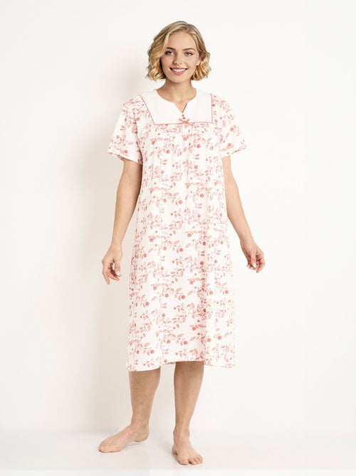 Chemise de nuit confort mi longue imprimée - Afibel - Kiabi
