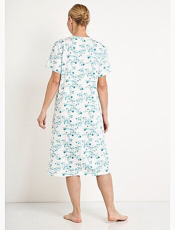 Chemise de nuit confort mi longue imprimée