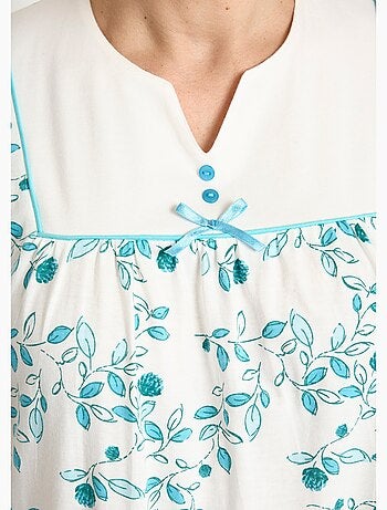 Chemise de nuit confort mi longue imprimée