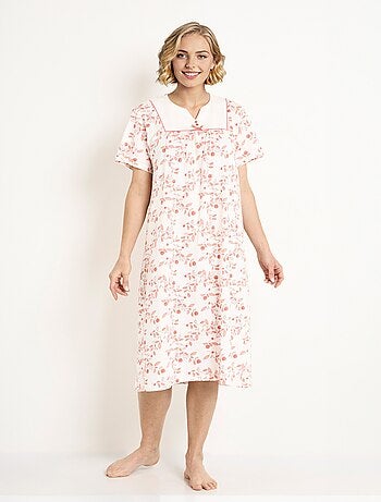 Chemise de nuit confort mi longue imprimée
