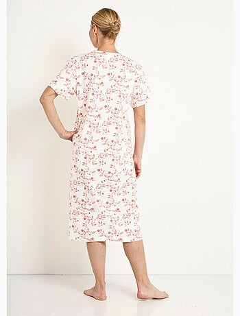 Chemise de nuit confort mi longue imprimée