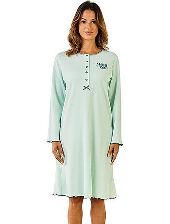 Chemise de nuit courte coton - DAXON