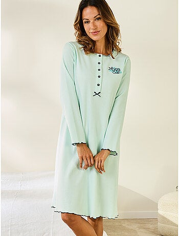 Chemise de nuit courte coton - DAXON