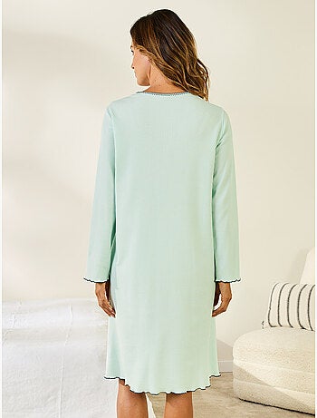Chemise de nuit courte coton - DAXON