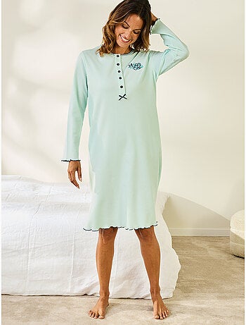 Chemise de nuit courte coton - DAXON