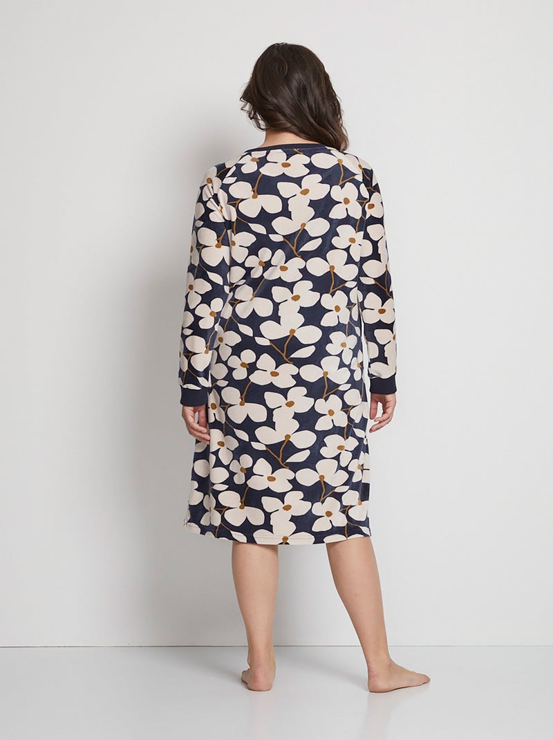 Chemise de nuit courte manches longues N/A - Kiabi