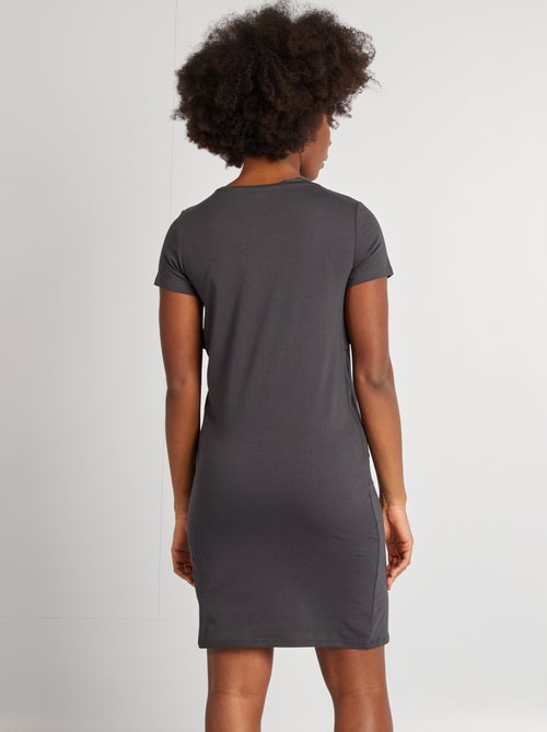 Chemise de nuit d'allaitement à message - Kiabi