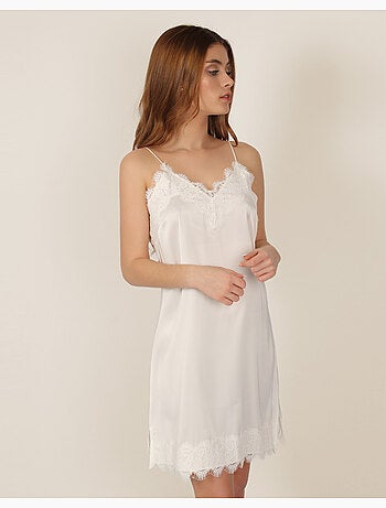 Chemise de nuit de mariée à bretelles souples ADMAS CLASSIC pour femme