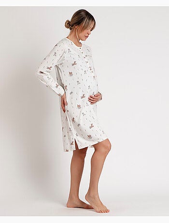 Chemise de nuit de maternité à manches longues Bambi You Are So Loved pour femme Disney
