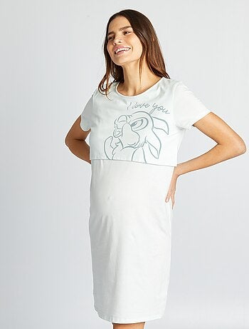 Chemise de nuit de maternité 'Panpan' - Kiabi