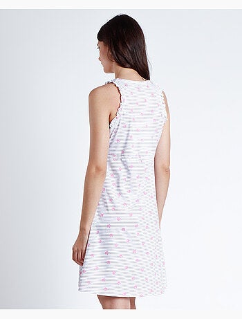 Chemise de nuit de maternité sans manches Dalmatien pour femme Disney