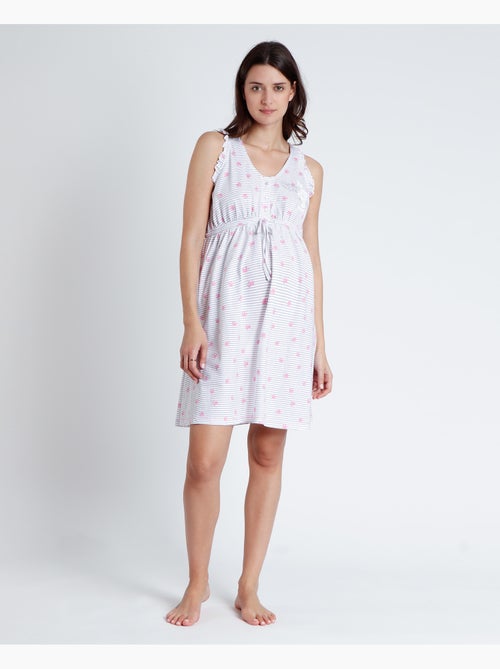 Chemise de nuit de maternité sans manches Dalmatien pour femme Disney - Kiabi Chemise de nuit de maternité sans manches Dalmatien pour femme Disney - Kiabi
