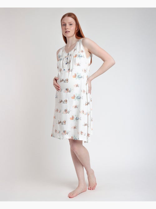 Chemise de nuit de maternité sans manches Just For You pour femme de Disney - Kiabi Chemise de nuit de maternité sans manches Just For You pour femme de Disney - Kiabi