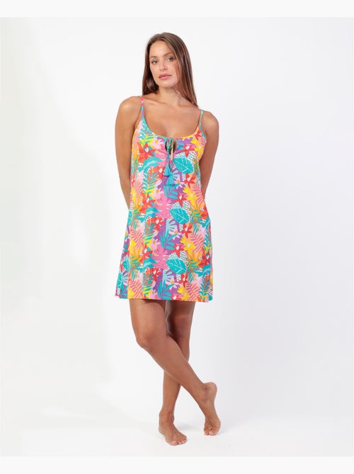 Chemise de nuit d'été tropicale ADMAS pour femme - Kiabi