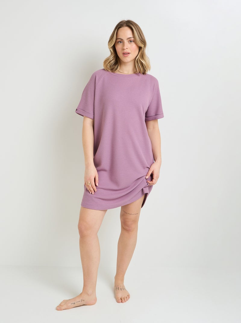 Chemise de nuit Doudoune - RougeGorge Lingerie Violet - Kiabi
