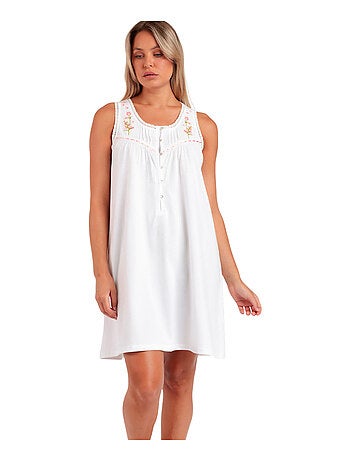 Chemise de nuit Embroidery Colors
