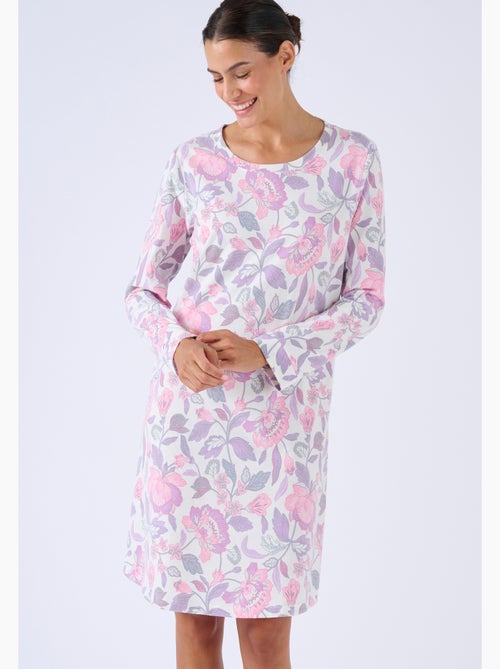 Chemise de nuit émerisée - Damart - Kiabi