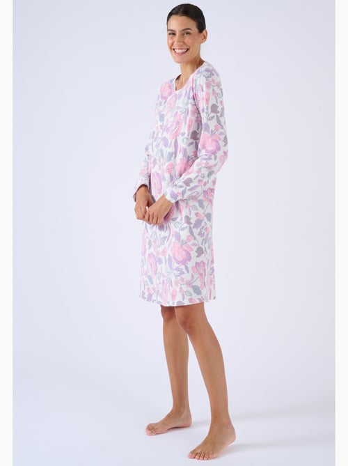 Chemise de nuit émerisée - Damart - Kiabi
