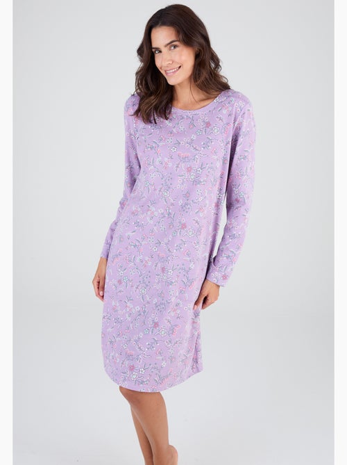 Chemise de nuit émerisée - Damart - Kiabi