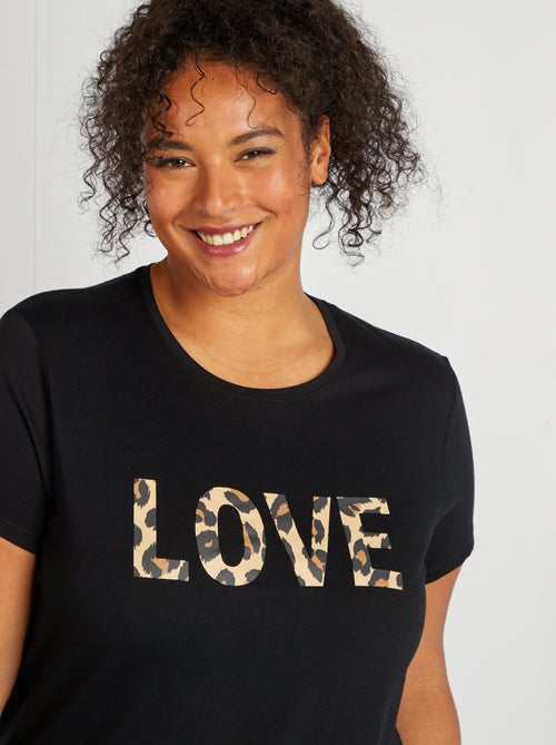 Chemise de nuit en jersey - Kiabi