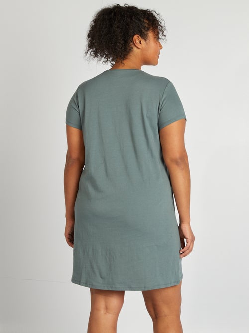 Chemise de nuit en jersey - Kiabi