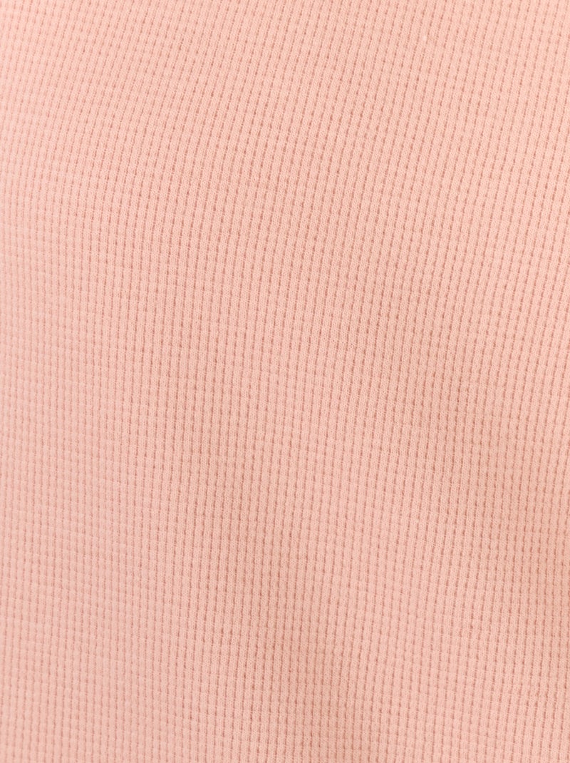 Chemise de nuit en maille gaufrée - Damart Rose - Kiabi