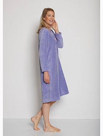 Chemise de nuit en maille peluche - afibel