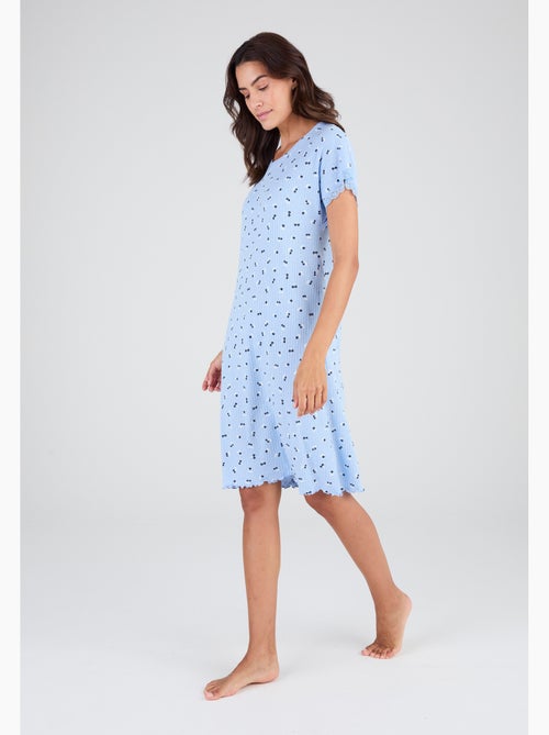 Chemise de nuit en maille pointelle - damart - Kiabi Chemise de nuit en maille pointelle - damart - Kiabi