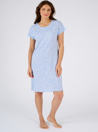 Chemise de nuit en maille pointelle - Damart