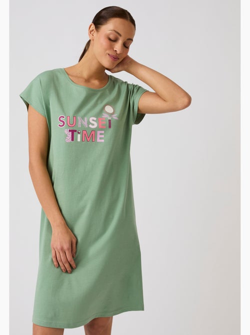 Chemise de nuit en pur coton - damart - Kiabi Chemise de nuit en pur coton - damart - Kiabi