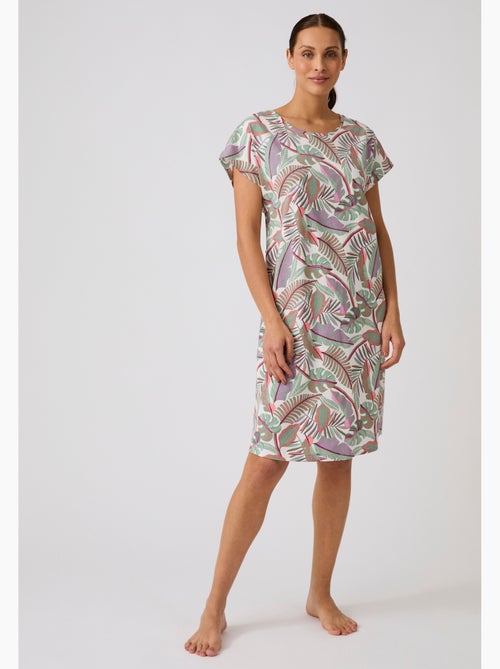 Chemise de nuit en pur coton - Damart - Kiabi