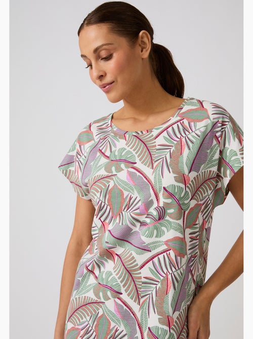 Chemise de nuit en pur coton - Damart - Kiabi