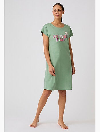 Chemise de nuit en pur coton - Damart