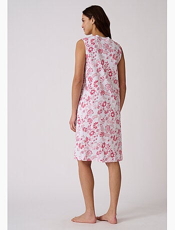 Chemise de nuit en pur coton peigné - Damart