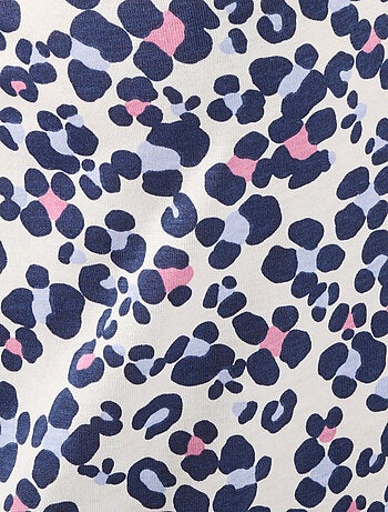 Chemise de nuit en pur coton peigné, détails dentelle - Damart